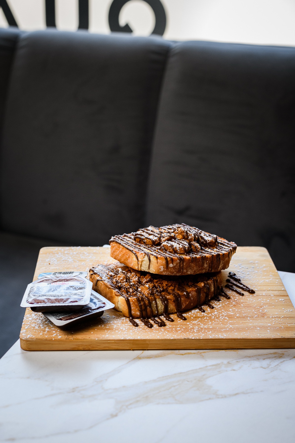 Fotografía de postre para contenido de restaurante